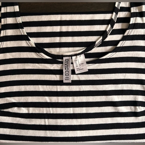 H&M Divided striped mini dress, Size Small - Picture 4 of 6